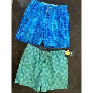 Target Brand Boys Swim Shorts With Sewn in Brief Size Large 10/12